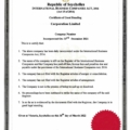 Certificate of Good Standing with Apostille Certificate of Good Standing with Apostille. More info about here